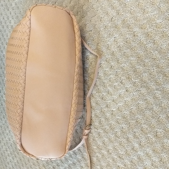 Anthropologie Cara large woven crossbody bag pink - Picture 4 of 8